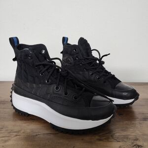 Converse Black and White High-Top Sneakers